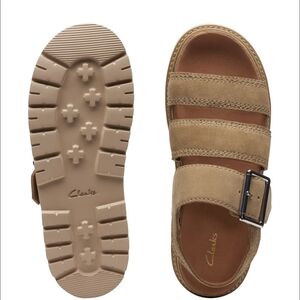 Clarks Orianna Over Flatform Sandals